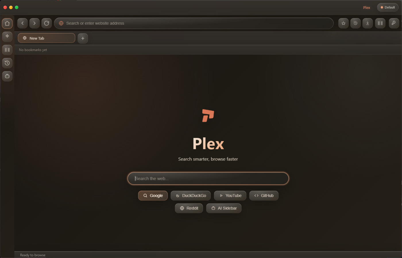 Plex Browser 2.0.0 interface